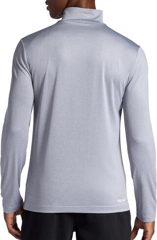 Head Men's Long Sleeve Training Mock Neck Top, Standard Fit, Stretchy Midweight Material in Saudi Arabia