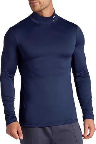 Head Men's Long Sleeve Training Mock Neck Top, Standard Fit, Stretchy Midweight Material in Saudi Arabia