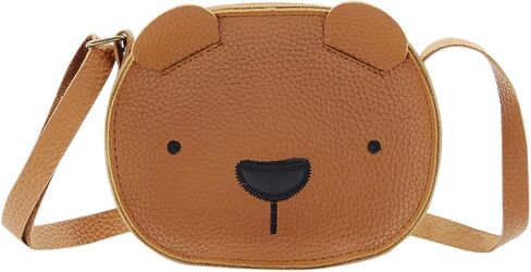 Suillty Cute Little Girls Purses and Handbags Cartoon Leather Bear Mini Coin Purse Toddler Boys Girls Wallet Crossbody Bag in Saudi Arabia
