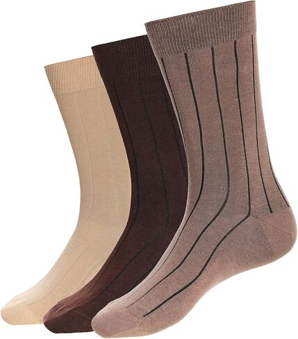 Men's Premium Cotton Rich Socks | Seamless Dress Socks for men | Men’s Socks (One size) Made in Egypt. in Kuwait