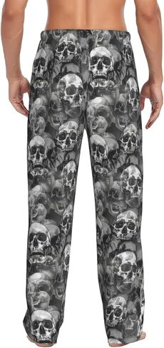 سروال بيجامة رجالي ملابس نوم رجالية بنطلون صالة Pjs مع جيوب، S M L XL XXL in Kuwait