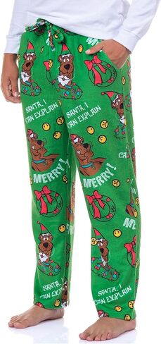 INTIMO Scooby-Doo Pajamas Men's Santa I Can Explain Fleece Lounge PJ Pants in Saudi Arabia