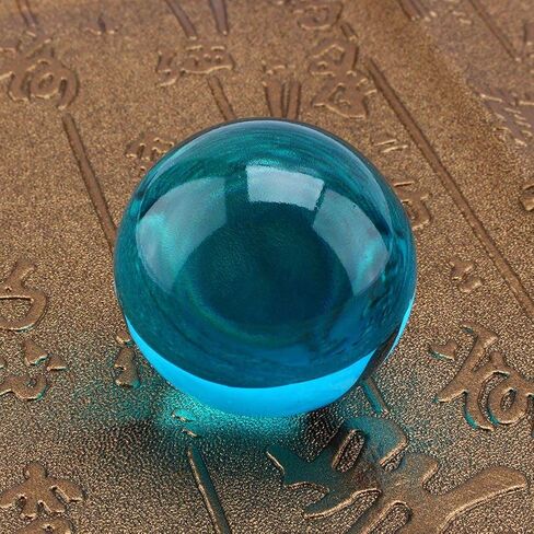 Asian Rare Royal Blue Quartz Crystal Healing Ball Sphere 40mm with Stand Crystal Clear Ball Crystal Ball with Stand Clear Crystal Ball Artificial Glass Crystal Ball Healing in Saudi Arabia