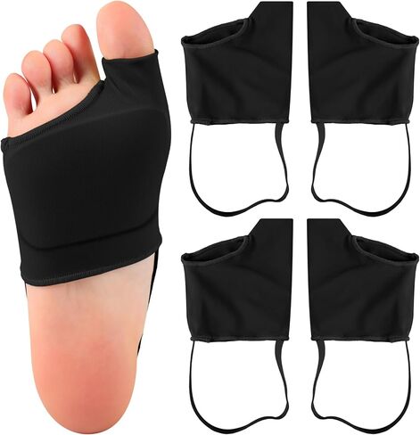 Geiserailie 2 Pairs Metatarsal Pads for Women and Men Non Slip Breathable Ball of Foot Cushion with Elastic Straps Extra Thick Gel Pads(Skin,Large) in Saudi Arabia