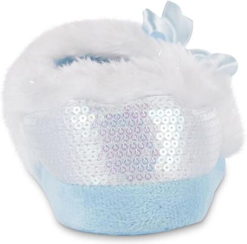Disney Girl's Anna and Elsa Aline Slippers (XX-Large/13-1 M US Little Kid, White/Light Blue) in Saudi Arabia