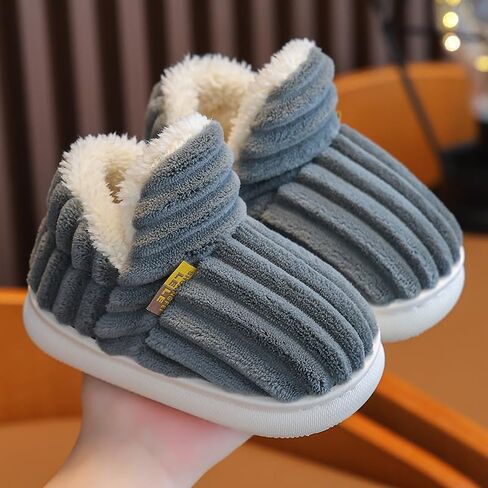 Unisex-Child Slippers Boys Girls Warm Winter Indoor/Outdoor Shoes for Little Kids in Saudi Arabia