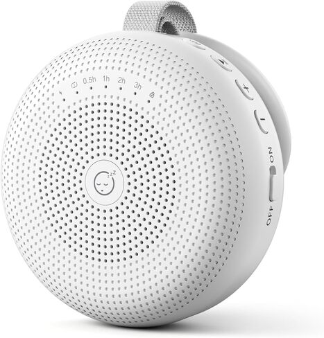 آلة ضوضاء بيضاء للأطفال البالغين، آلة صوت محمولة مع 33 صوتًا مهدئًا، مؤقت ووظيفة الذاكرة للنوم والسفر والحضانة والمكتب والمنزل in Kuwait