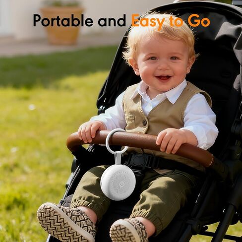 آلة ضوضاء بيضاء للأطفال البالغين، آلة صوت محمولة مع 33 صوتًا مهدئًا، مؤقت ووظيفة الذاكرة للنوم والسفر والحضانة والمكتب والمنزل in Kuwait