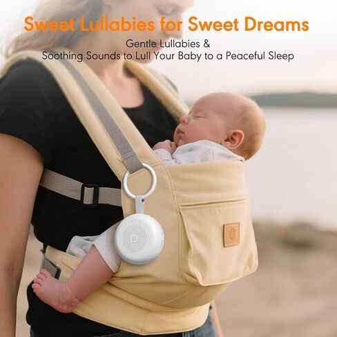 آلة ضوضاء بيضاء للأطفال البالغين، آلة صوت محمولة مع 33 صوتًا مهدئًا، مؤقت ووظيفة الذاكرة للنوم والسفر والحضانة والمكتب والمنزل in Kuwait