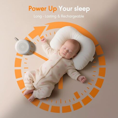 آلة ضوضاء بيضاء للأطفال البالغين، آلة صوت محمولة مع 33 صوتًا مهدئًا، مؤقت ووظيفة الذاكرة للنوم والسفر والحضانة والمكتب والمنزل in Kuwait