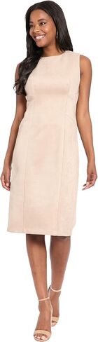 London Times Women's Sleeveless Round Neck Sheath Professional Work Dresses in Saudi Arabia