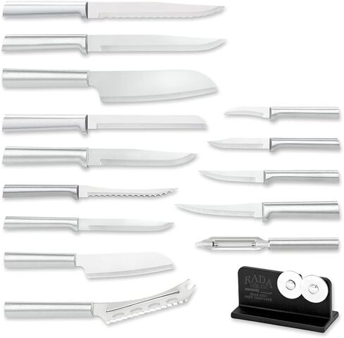 Rada Cutlery Ultimate Collection 15 Pc Gift Set, Piece, Black Handle in Saudi Arabia