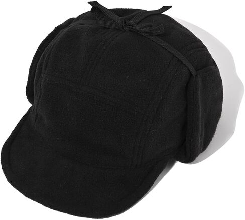 Clakllie Men's Winter Earflaps Baseball Hat - Cold Weather Trapper Ushanka Russian With Brim - Foldable Elmer Fudd in Saudi Arabia