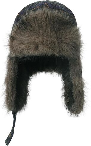Winter Trapper Hat with Ear Flaps Cold Warm Russian Hat Faux Fur Trapper Hats Outdoor Hunting Cap for Men Women in Saudi Arabia