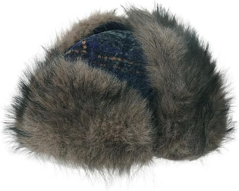 Winter Trapper Hat with Ear Flaps Cold Warm Russian Hat Faux Fur Trapper Hats Outdoor Hunting Cap for Men Women in Saudi Arabia