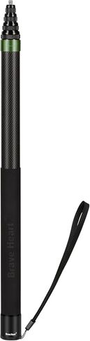17-118"/3.0m Carbon Fiber Invisible Selfie Stick 9.8ft Extended Super Long Pole for Insta360 X4 Insta 360 X3 ONE X2, ONE R, ONE X, ONE GO 3S 3 2 Gopro Max Action Camera Accessories in Saudi Arabia