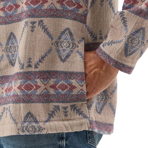 Wrangler Men's Desert Taupe 1/4 Zip Pullover in Saudi Arabia