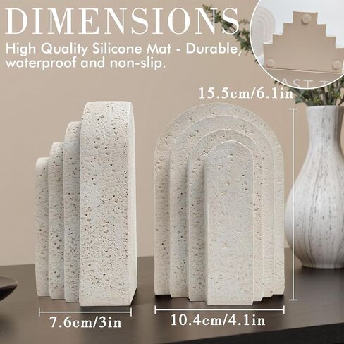 نهايات الكتب المزخرفة الحديثة للأرفف - نهايات الكتب شديدة التحمل، ديكور أنيق لرف الكتب، منظم مكتب منزلي بسيط، حاملات كتب عملية (مجموعة من 2) in Kuwait