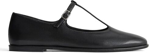 Everlane Womens The Leather T-Strap Flat in Saudi Arabia