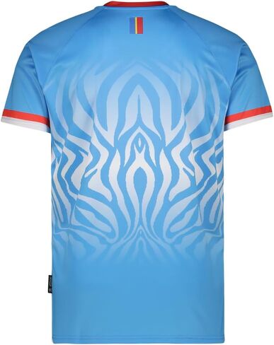نيو كونغو جيرسي، جيرسي الكونغولي، مايوه. قميص كرة القدم الكونغولي الجديد من Vareuse Leopards. 2026 آر دي سي لكرة القدم جيرسي. قميص كرة القدم RDC مقاس واحد يناسب معظم الأشخاص. مقاس كبير إلى 2XL. أزرق in Kuwait