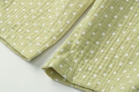 Mud Kingdom Girls Pajama Set with Pockets Cute Polka Dot Pjs Button Down Cotton Sleepwear Fall 12 Months- 6 Years in Saudi Arabia