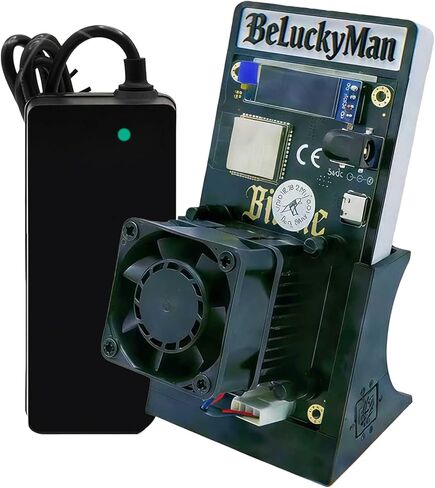 Bitcoins Miner 1.2TH/S Bitaxe Gamma 601 Solo Miner BM1370 Asic Chip 15W/TH BTC Lottery Crypto Miner with Open-Source System Cryptocurrency Asic Bitcoins Mining Machine Micro Silent Home Use in Kuwait