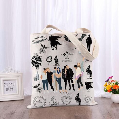 TIIMG ORION'S Book Club Tote Bag Novel Reader Fantasy Lover Bookish Gift Bag in Saudi Arabia