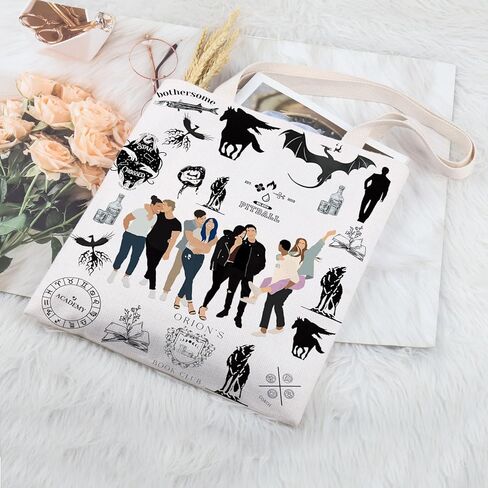 TIIMG ORION'S Book Club Tote Bag Novel Reader Fantasy Lover Bookish Gift Bag in Saudi Arabia