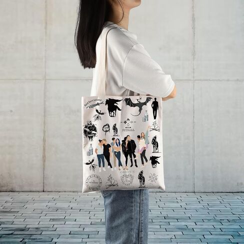 TIIMG ORION'S Book Club Tote Bag Novel Reader Fantasy Lover Bookish Gift Bag in Saudi Arabia