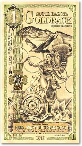 Collectible Art Note - 24K Gold-Layered Novelty Design (1 Denomination) in Saudi Arabia