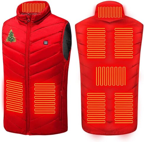 Heated Vest for Men Women 31 Heating Zones Warm Waterproof Windproof Heated Jacket Lightweight Winter Heating Coats in Saudi Arabia