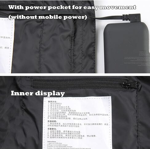 Heated Vest for Men Women 31 Heating Zones Warm Waterproof Windproof Heated Jacket Lightweight Winter Heating Coats in Saudi Arabia