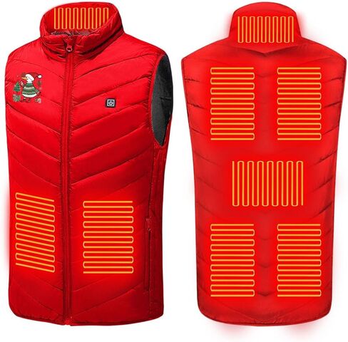 Heated Vest for Men Women 31 Heating Zones Warm Waterproof Windproof Heated Jacket Lightweight Winter Heating Coats in Saudi Arabia