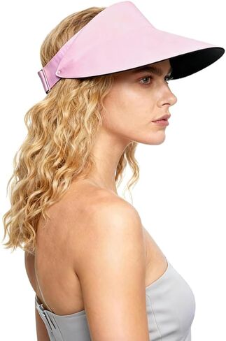 Women UV Protection Sports Visor Hat: Lightweight Outdoor Sun Cap for Golf,Running,Hiking,Tennis,Travel in Saudi Arabia