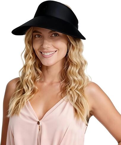 Women UV Protection Sports Visor Hat: Lightweight Outdoor Sun Cap for Golf,Running,Hiking,Tennis,Travel in Saudi Arabia