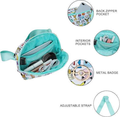 Bioworld Pokémon Character Collage Crossbody Bag with Adjustable Strap in Saudi Arabia