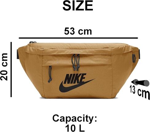 NIKE Ba5751 Sport Waist Pack, 10 Centimeters, Multicolour (Wheat/Black/Black), 10 centimeters, Sport Waist Pack in Saudi Arabia