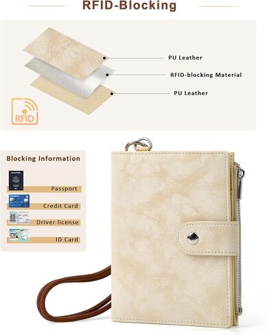 Passport Wallet for Travel, Luxury Vegan Leather RFID Blocking Passport Holder & luggage tag for Women Men, Wristlet Wallet with Zipper Pocket, Couple Travel Essentials in Saudi Arabia