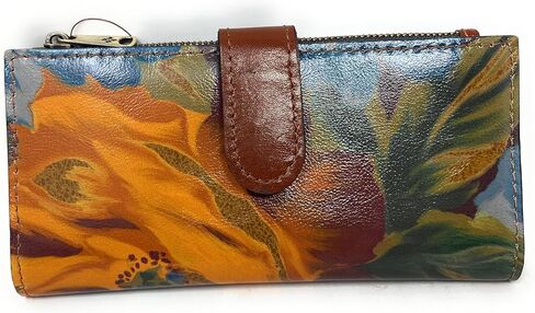 Patricia Nash Leather Nazari Bifold Wallet, Marigold Harvest in Saudi Arabia