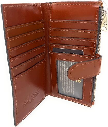 Patricia Nash Leather Nazari Bifold Wallet, Marigold Harvest in Saudi Arabia