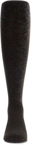 MeMoi Girls' Opaque Shimmer Tights, Black, 10-12 in Saudi Arabia