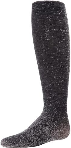 MeMoi Girls' Opaque Shimmer Tights, Black, 10-12 in Saudi Arabia