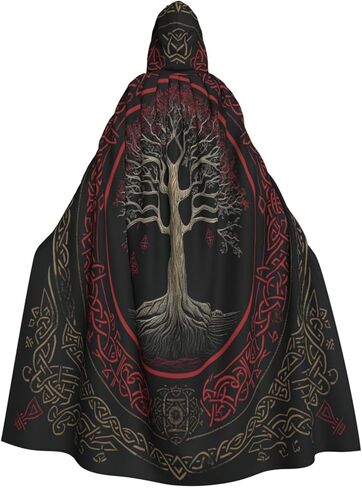 uawoi Hooded Cloak Robe Halloween Costume for Adults in Kuwait
