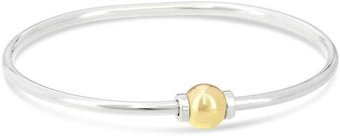 سوار كرة الشاطئ من كيب كود من الفضة الإسترليني عيار 925 وكرة من الذهب الخالص عيار 14 قيراط in Kuwait