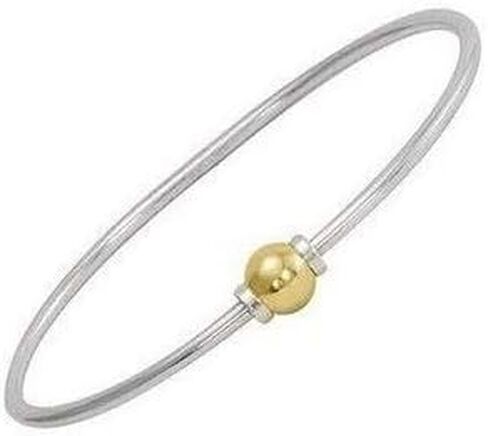 The Beach Ball Bracelet from Cape Cod 925 Sterling Silver and 14k Solid Gold Ball in Saudi Arabia