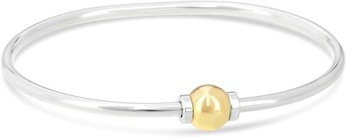 The Beach Ball Bracelet from Cape Cod 925 Sterling Silver and 14k Solid Gold Ball in Saudi Arabia