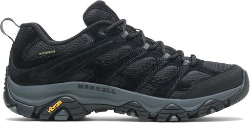 حذاء المشي لمسافات طويلة Moab 3 Wp للرجال من Merrell، New Black Night، 7 in Kuwait