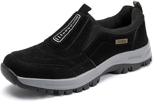 Men's Hands Free Slip in Loafers Walking Shoes for Men Slip on Casual Shoe Comfortable Breathable Hiking Working All-Terrain Ankle Boots Trekking in Saudi Arabia