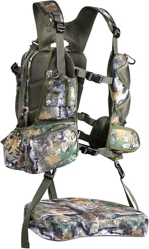 UIIHUNT Turkey Hunting Vest with Seat: Lightweight Turkey Vest with Game Pouch, Adjustable Turkey Gear, Turkey Hunting Accessories, Turkey Hunting Clothes for Men Women in Kuwait