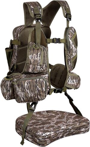UIIHUNT Turkey Hunting Vest with Seat: Lightweight Turkey Vest with Game Pouch, Adjustable Turkey Gear, Turkey Hunting Accessories, Turkey Hunting Clothes for Men Women in Kuwait